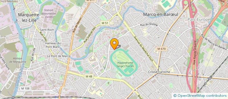 localisation de l'entreprise SEEDAC PSD à MARCQ-EN-BARŒUL