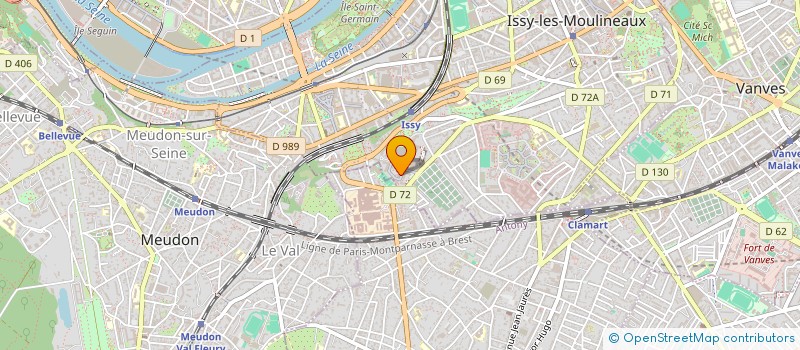 localisation de l'entreprise SEEDIN DESIGN à ISSY-LES-MOULINEAUX