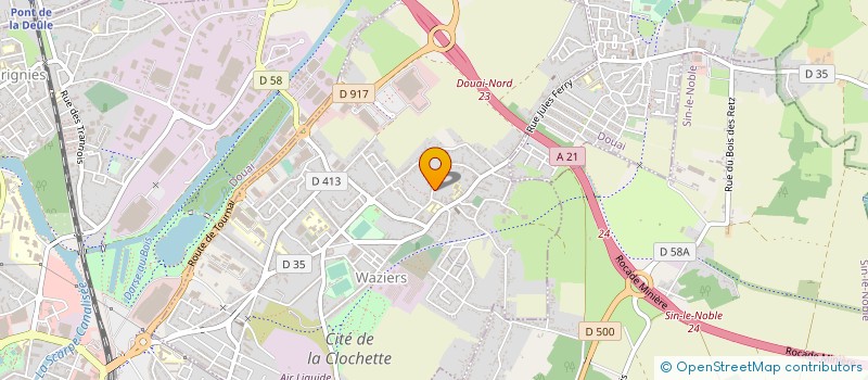 localisation de l'entreprise SEEDIS  DOUAI