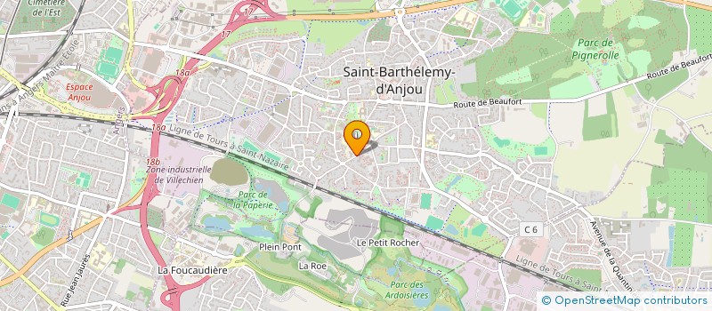 localisation de l'entreprise SEEDLAB  SAINT-BARTHELEMY-D ANJOU