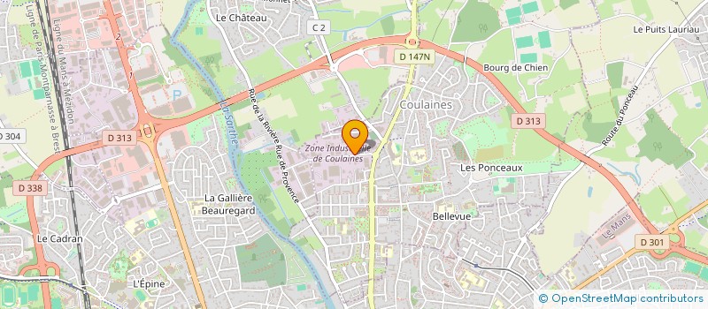 localisation de l'entreprise SEEDS  COULAINES