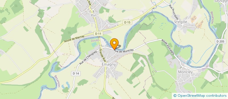 localisation de l'entreprise SEEFIL INDUSTRIE  EMAGNY