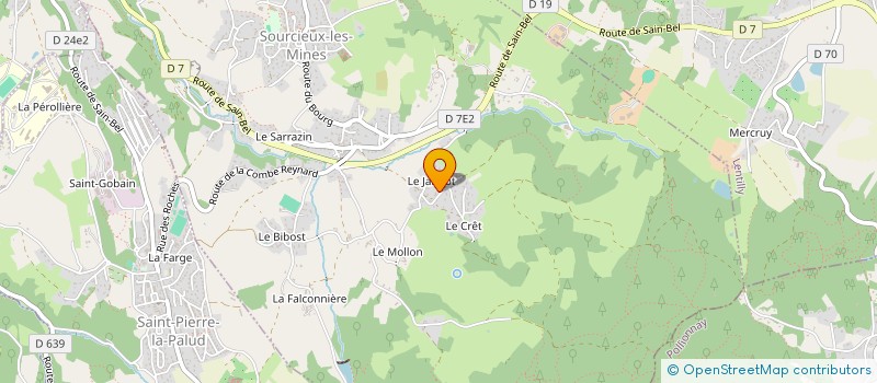 localisation de l'entreprise SEEHORIZON  SOURCIEUX-LES-MINES