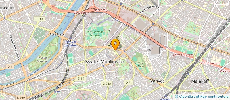 localisation de l'entreprise SEEK PERFORMANCE à ISSY-LES-MOULINEAUX