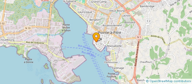 localisation de l'entreprise SEEL INVEST à POINTE-A-PITRE