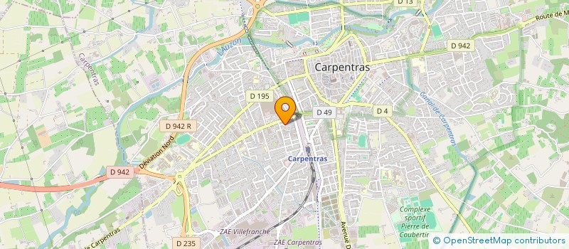 localisation de l'entreprise SEELA ETABLISSEMENTS J. LADREYT SARL  CARPENTRAS