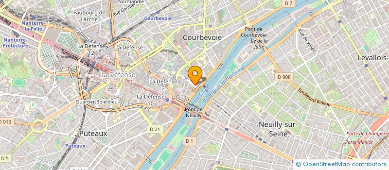 localisation de l'entreprise SEELANDE CONSULTING à COURBEVOIE
