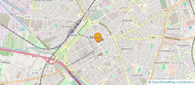 localisation de l'entreprise SEEN  REIMS