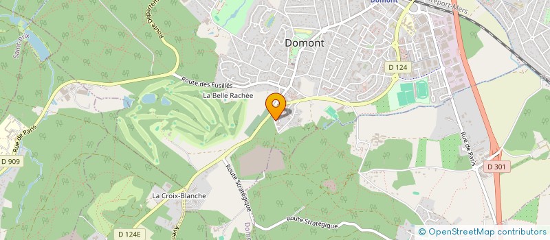 localisation de l'entreprise SEENIX  DOMONT