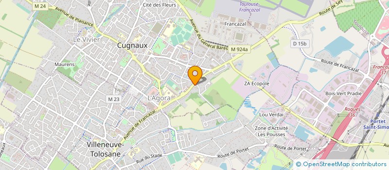 localisation de l'entreprise SEEP à CUGNAUX