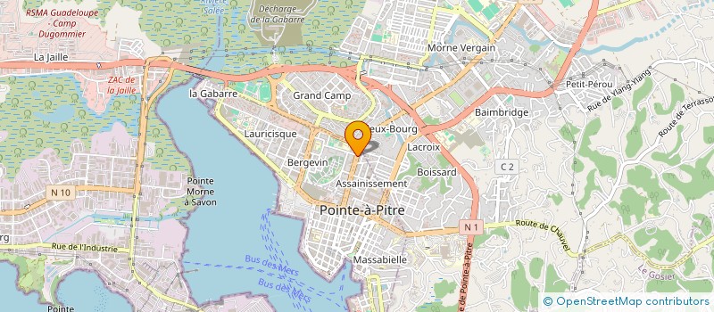 localisation de l'entreprise SEEP EXPLOIT ETABLI PEYRAMAURE à POINTE A PITRE