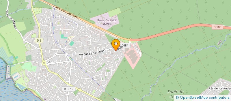 localisation de l'entreprise SEEPACT  ARES