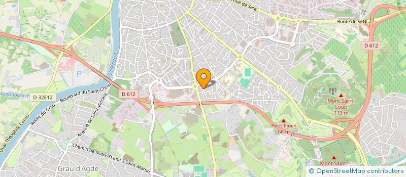 localisation de l'entreprise SEEREN  AGDE