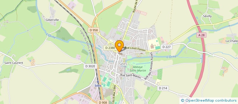 localisation de l'entreprise SEES ANIMATION SERVICE à SEES