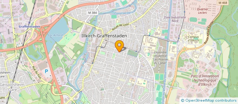 localisation de l'entreprise SEES INVEST  ILLKIRCH-GRAFFENSTADEN