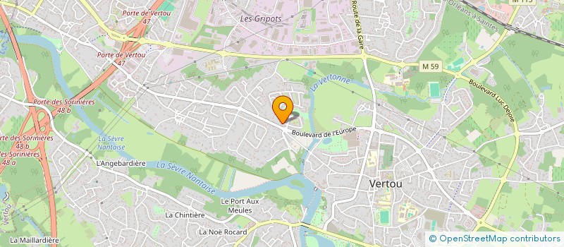 localisation de l'entreprise SEESOFT  VERTOU