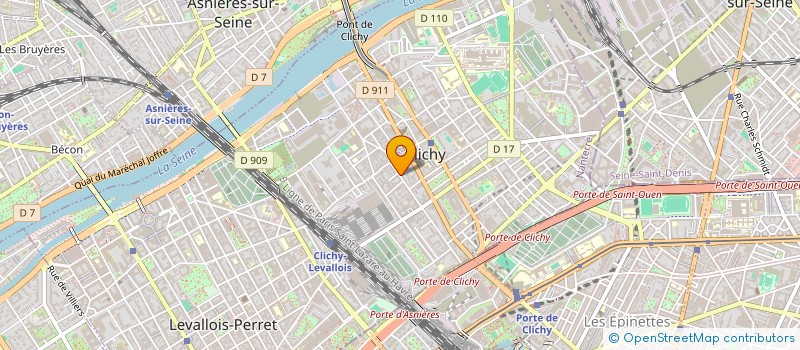 localisation de l'entreprise SEET à CLICHY