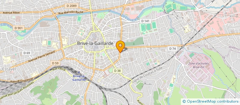 localisation de l'entreprise SEET CECOBA SUD OUEST à BRIVE-LA-GAILLARDE