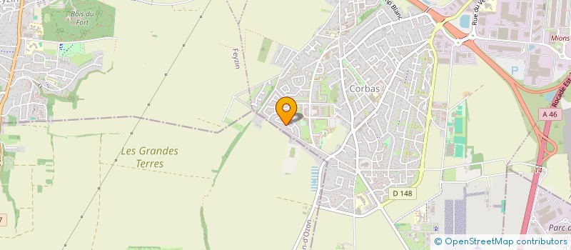 localisation de l'entreprise SEETEX à CORBAS