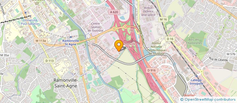 localisation de l'entreprise SEETY  RAMONVILLE-SAINT-AGNE