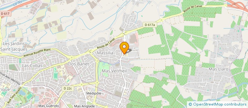 localisation de l'entreprise SEF ET CO à PERPIGNAN