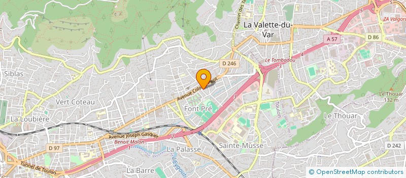 localisation de l'entreprise SEFA à TOULON
