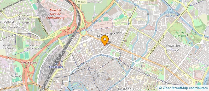 localisation de l'entreprise SEFA  STRASBOURG