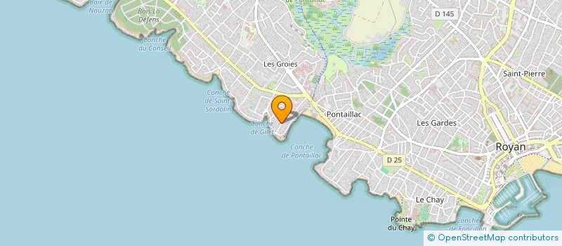 localisation de l'entreprise SEFA  VAUX-SUR-MER