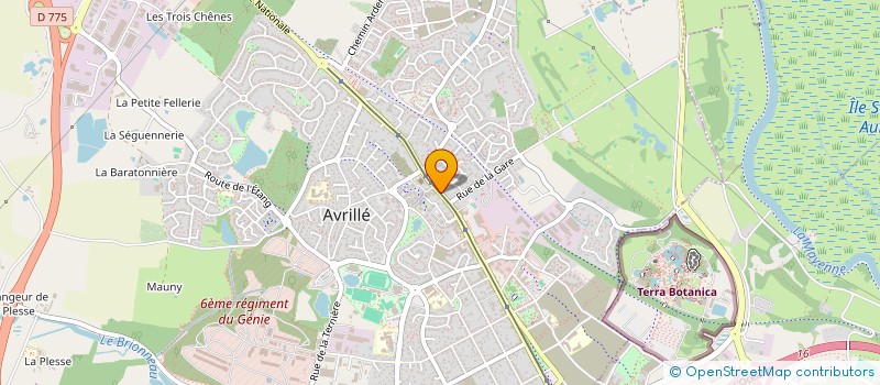 localisation de l'entreprise SEFA à AVRILLE