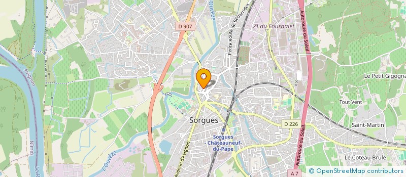 localisation de l'entreprise SEFA à SORGUES