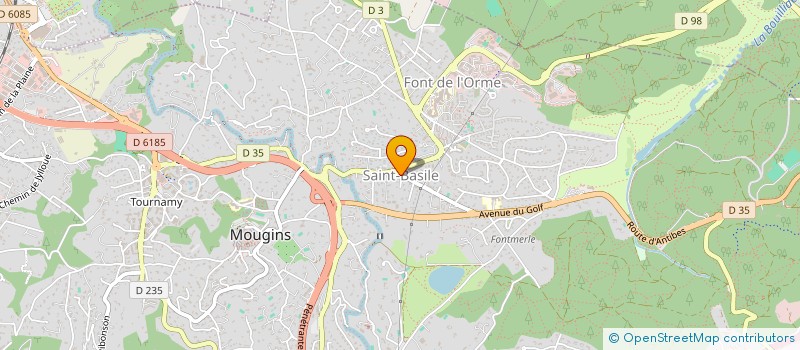 localisation de l'entreprise SEFA à MOUGINS