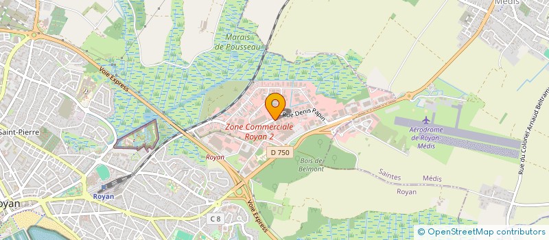 localisation de l'entreprise SEFA ETANCHEITE à ROYAN