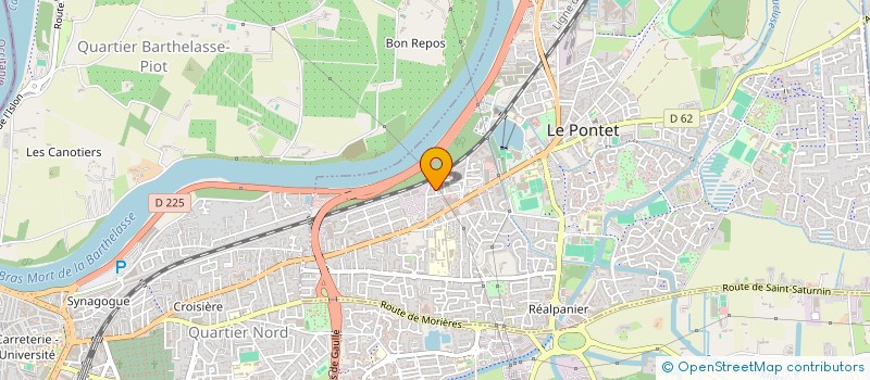 localisation de l'entreprise SEFA HABITAT  LE PONTET