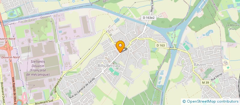 localisation de l'entreprise SEFAB  BILLY-BERCLAU