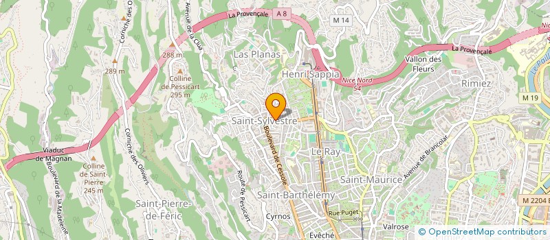 localisation de l'entreprise SEFACRI DISTRIBUTION à NICE