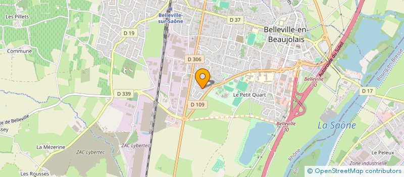 localisation de l'entreprise SEFAFALO  BELLEVILLE-EN-BEAUJOLAIS