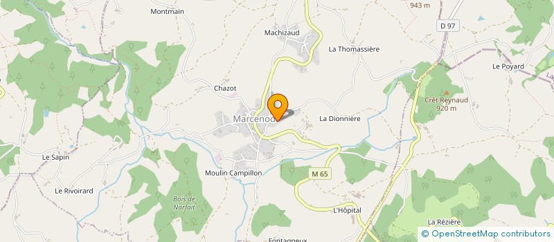 localisation de l'entreprise SEFAJE  MARCENOD