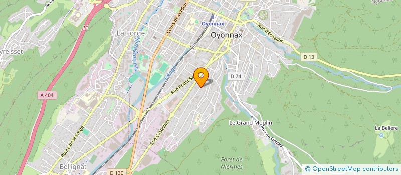 localisation de l'entreprise SEFAL  OYONNAX