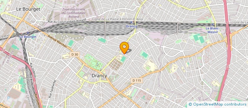 localisation de l'entreprise SEFAM  DRANCY