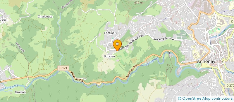 localisation de l'entreprise SEFAM ETUDE FABRIQ APPLICATION à ANNONAY