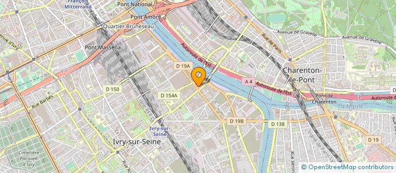 localisation de l'entreprise SEFAS INNOVATION à IVRY-SUR-SEINE