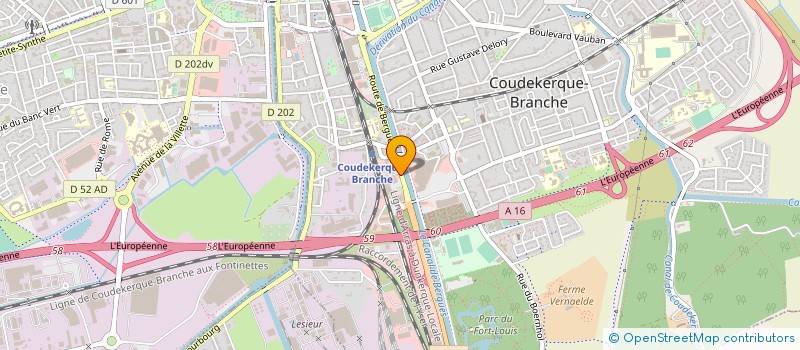 localisation de l'entreprise SEFCEC  COUDEKERQUE-BRANCHE