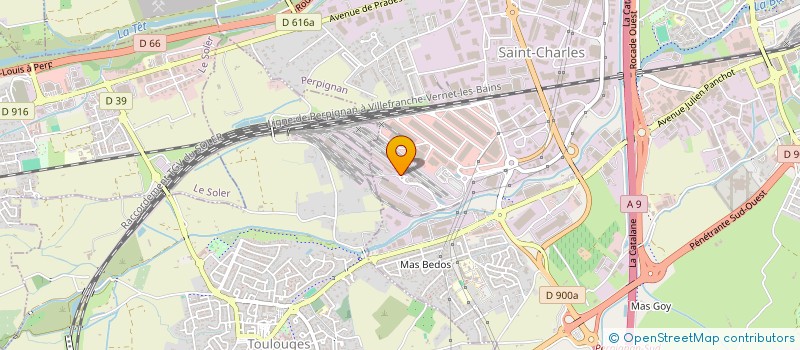 localisation de l'entreprise SEFCO à PERPIGNAN