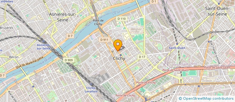 localisation de l'entreprise SEFE EURL à CLICHY