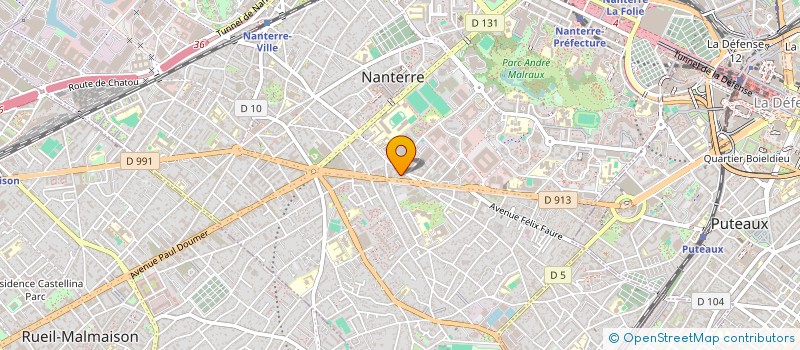 localisation de l'entreprise SEFEMI à NANTERRE