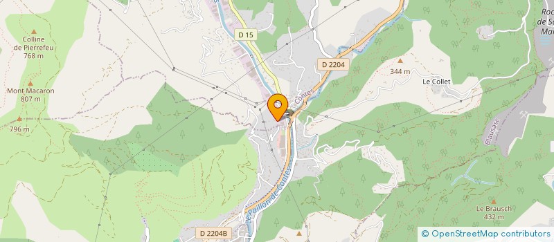 localisation de l'entreprise SEFEN SOC ETU FAB ENER NOUV  CONTES