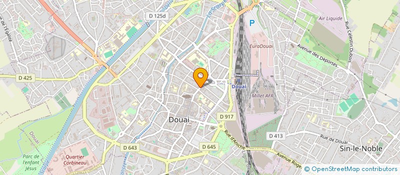 localisation de l'entreprise SEFERIS PROFESSIONNELS à DOUAI