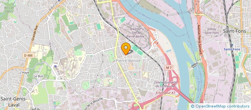 localisation de l'entreprise SEFFI  OULLINS-PIERRE-BENITE