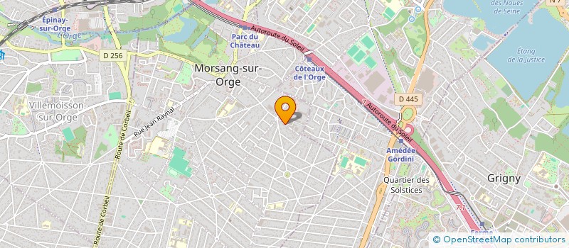 localisation de l'entreprise SEFI à MORSANG-SUR-ORGE