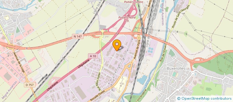 localisation de l'entreprise SEFI à POITIERS